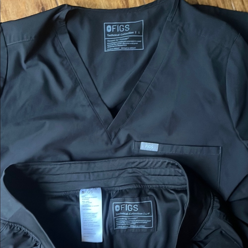 Figs Technical Collection Scrub Set pants LP, top large size
